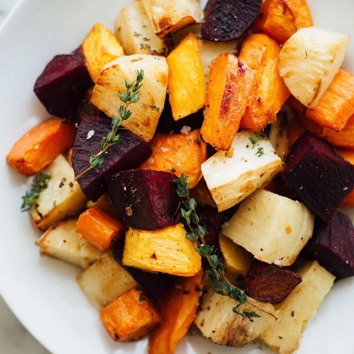 Roasted Roots with Thyme