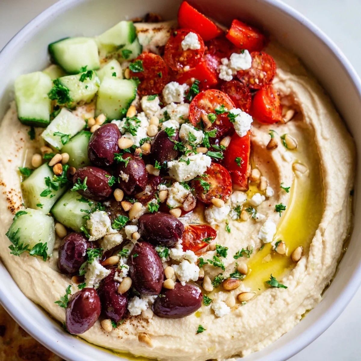 Mediterranean Hummus Bowl