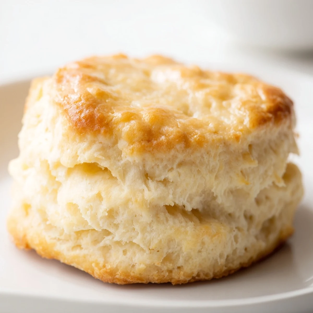Freshly baked Southern Style Buttermilk Biscuits served warm with honey and a side of jam.