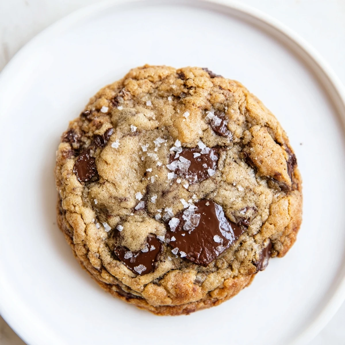 Chewy homemade chocolate chip cookies cooling on parchment paper, showcasing a perfect sweet and salty dessert for any occasion.