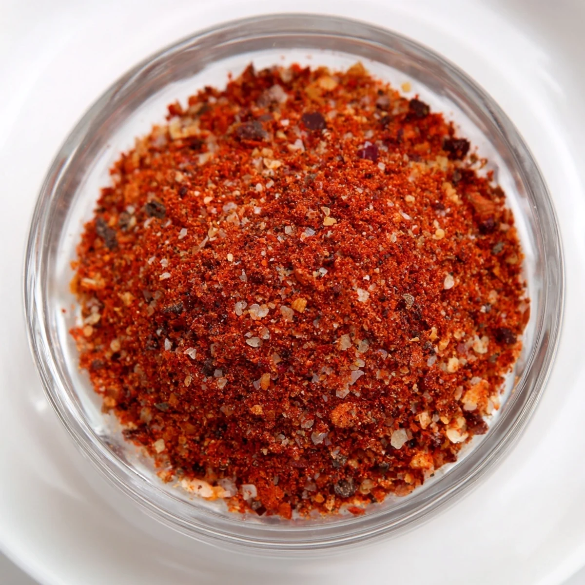The Easy Homemade Taco Seasoning Mix is presented in a rustic ceramic bowl beside measuring spoons and whole cumin seeds.