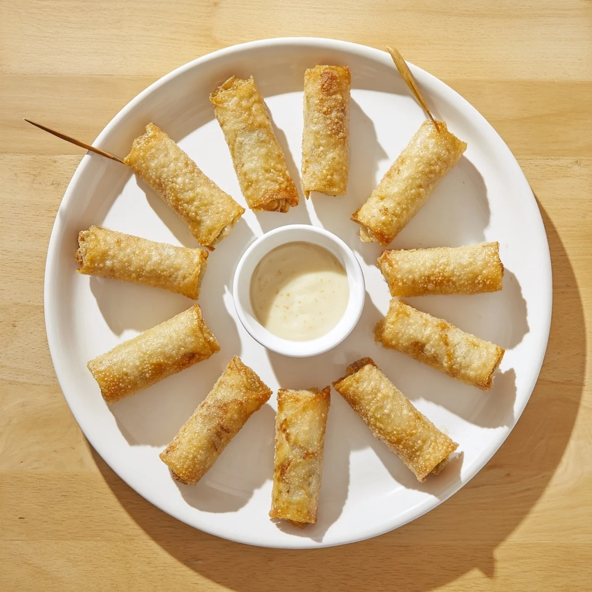 Homemade air fryer spring rolls feature a perfectly fried exterior with savory cabbage and carrot filling