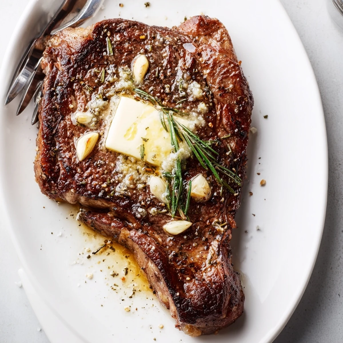 Hot how to grill steak recipe served with fresh lemon wedges on wooden platter