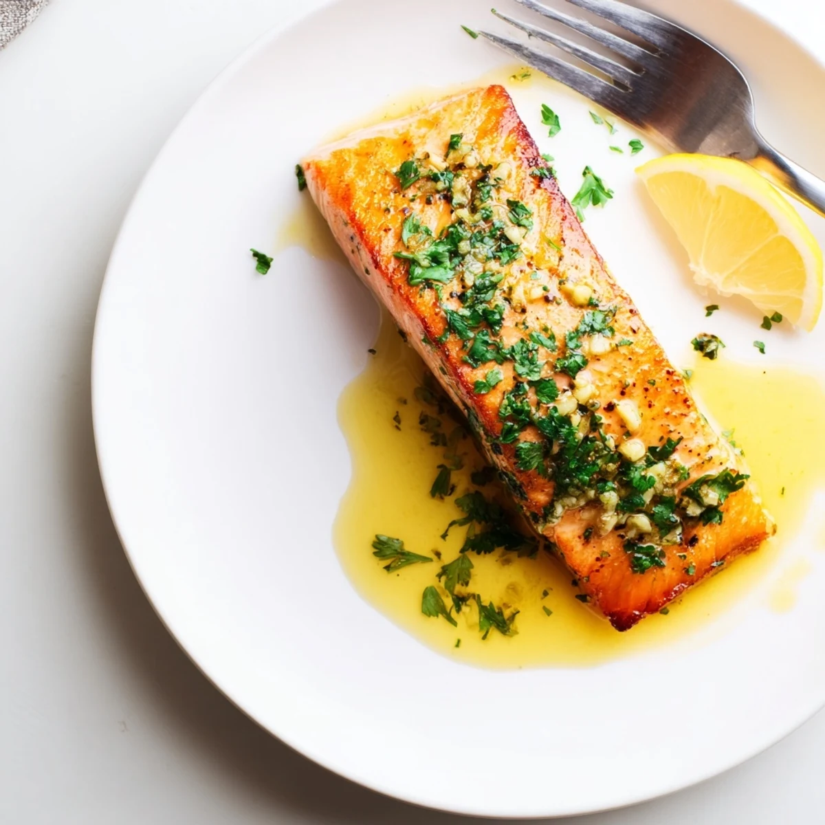 Garlic Butter Salmon Fillets